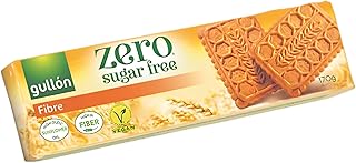 Gullon Sugar Free Fiber Biscuit 170g - Delicious, Crispy & Baked to Perfection