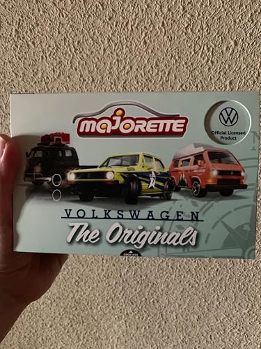Majorette – Volkswagen The Originals Premium, échelle 1:64, Pièces Métal, 1 Modèle Aléatoire Sur 6 – Avec Carte Collectionneur