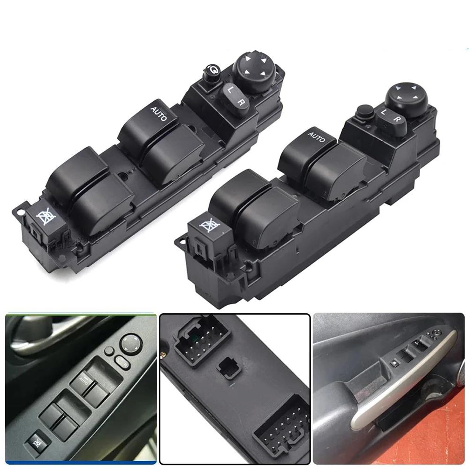 Interruttore Alzacristallo Auto Per Mazda 2 M2 DF73-66-350B DF74-66-350B Pulsante Di Comando Elettrico Anteriore Sinistro (Lato Guida) Elettrico Finestrino Interruttore(Con pieghevole)