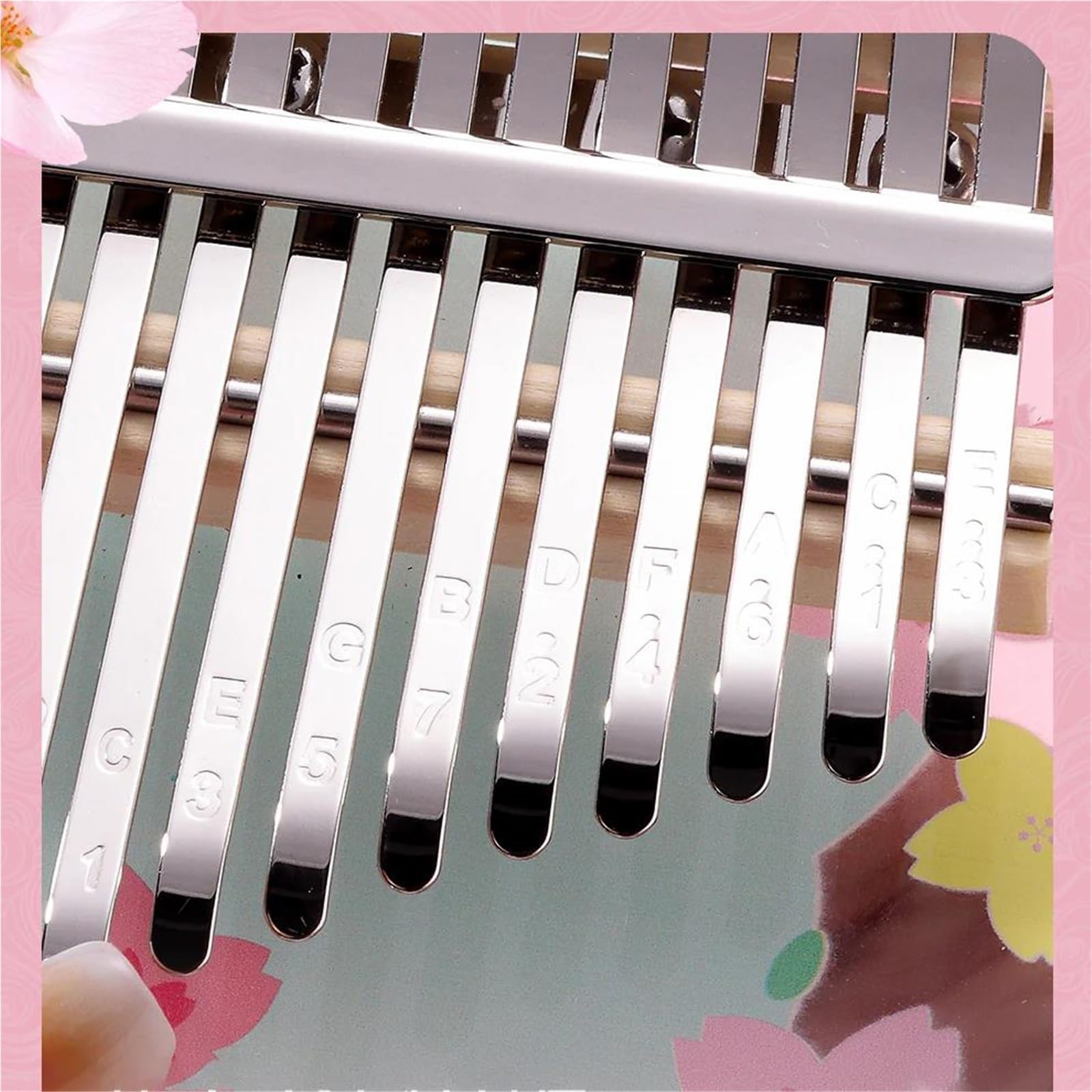 Kalimba Kalimba Akrylowa 17/21 Klawiszowa Świetlista I Przezroczysta Idealna Dla Początkujących(21 keys)