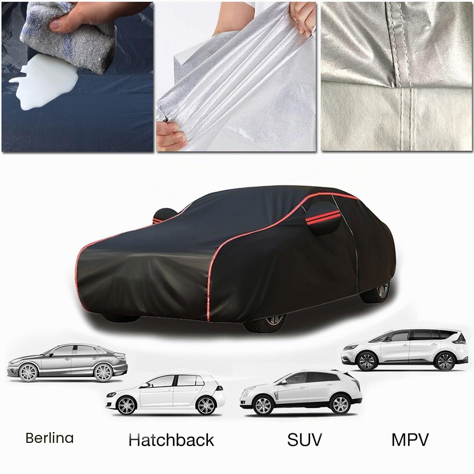 Telo Antigrandine Per Auto per Skoda Kamiq 2024, Telo Copriauto Antigrandine, Copri Auto Anti Grandine, Impermeabile Traspirante, Anti-UV, Protezione Dal Sole E Dalla Polvere lk423