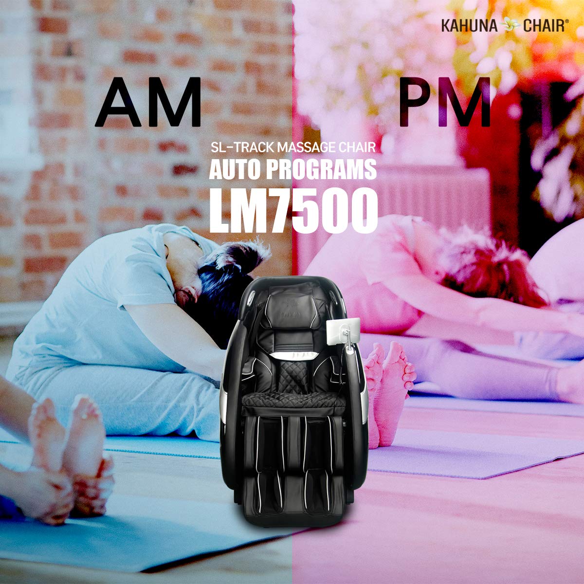 [NEW2021] Kahuna Massage Chair LM-7500 Brown - Design inspired by Modern futuristic architecture styles : Beauty