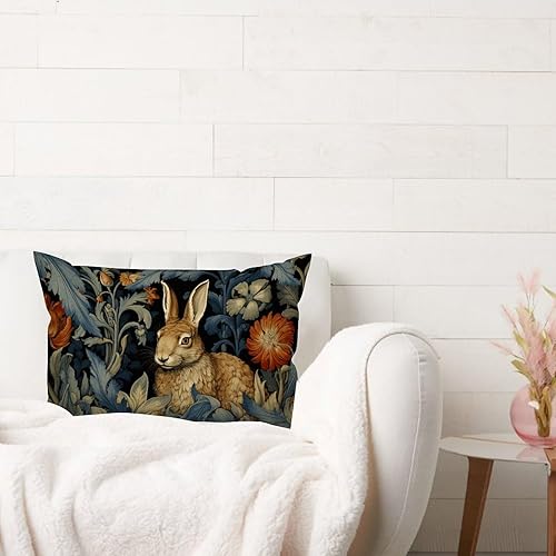 Vista 896 de ArogGeld Chinoiserie - Fundas de almohada escénicas asiáticas, estilo asiático, funda de almohada azul y verde Kelly, funda de cojín para decoración