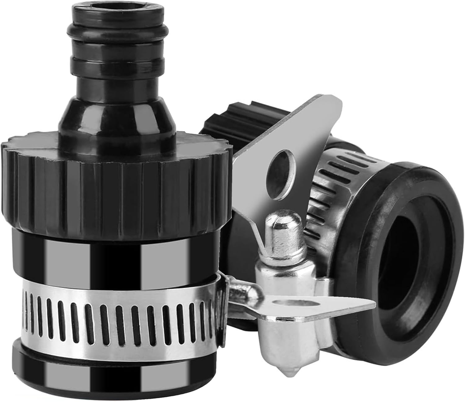 2 PCS Universal Hose Tap Connector, Universal Plastic Faucet Adapter