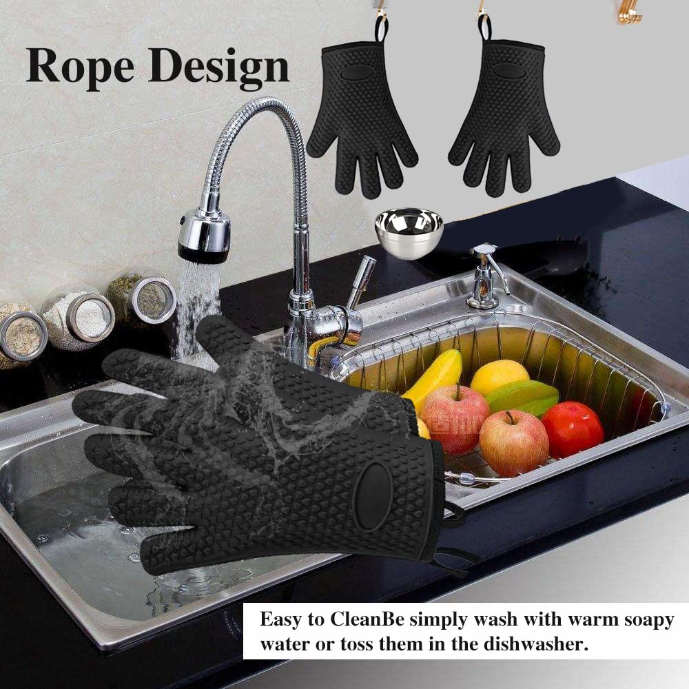 Gants De Cuisine Antidérapants Et Résistants à La Chaleur Pour Barbecue~p153829753