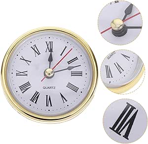 Amazon.com: WOONEKY M2188-65mm Round Clock Insert with Quartz Movement ...