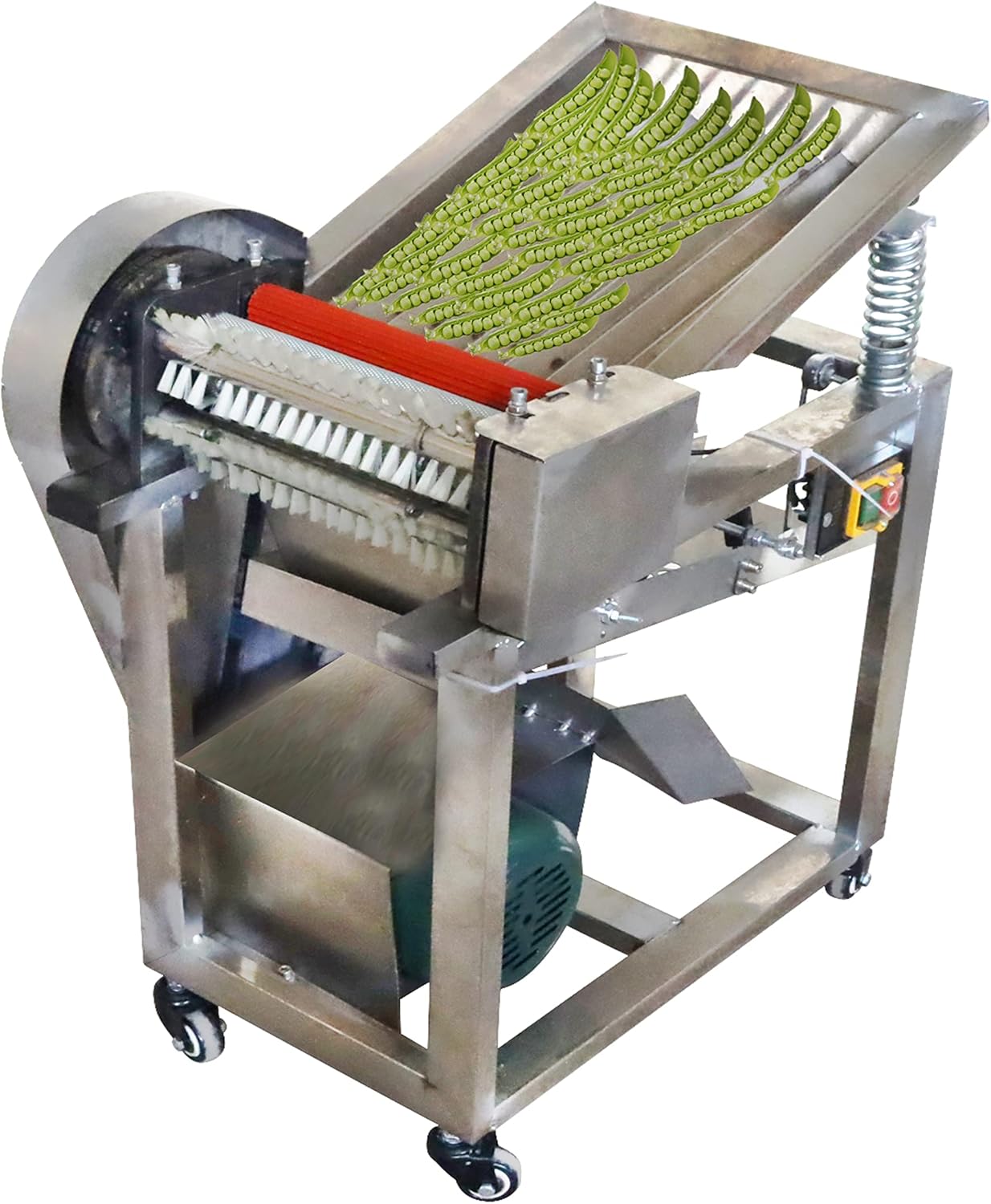 TECHTONGDA Electric Pea Bean Sheller Bean Peeling Machine