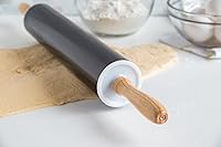 Vista 4 de Fox Run Rodillo antiadherente, acero al carbono, barril de 12 pulgadas, negro