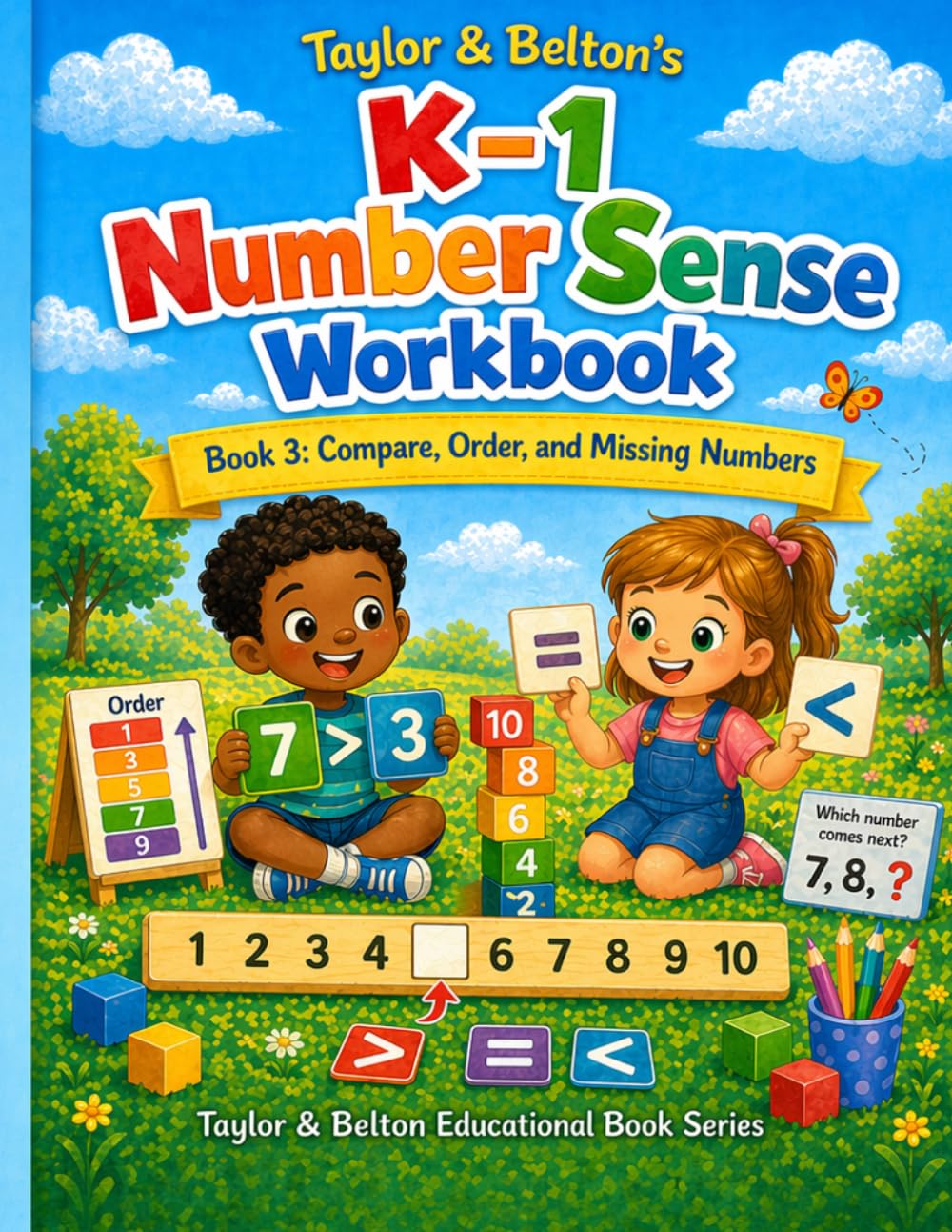 Taylor & Belton Number Sense Workbook 3: Compare, Order, and Missing Numbers