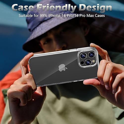 Miniatura 2 de imluckies Protector de lente de cámara para iPhone 13 ProiPhone 13 Pro Max, aleación de aluminio integrada con cubierta de cámara de metal de vidrio