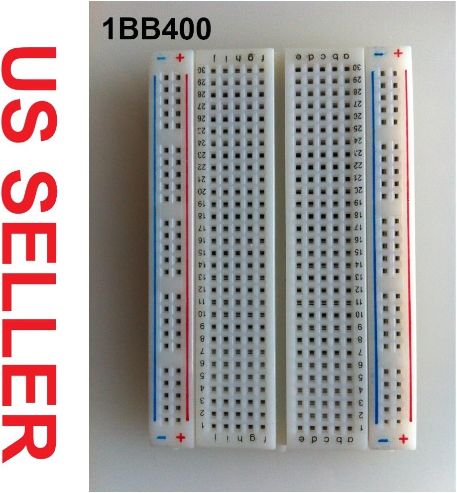 UDIYKITS. Bb400 T/points Solderless Breadboard, 4 Power Rails