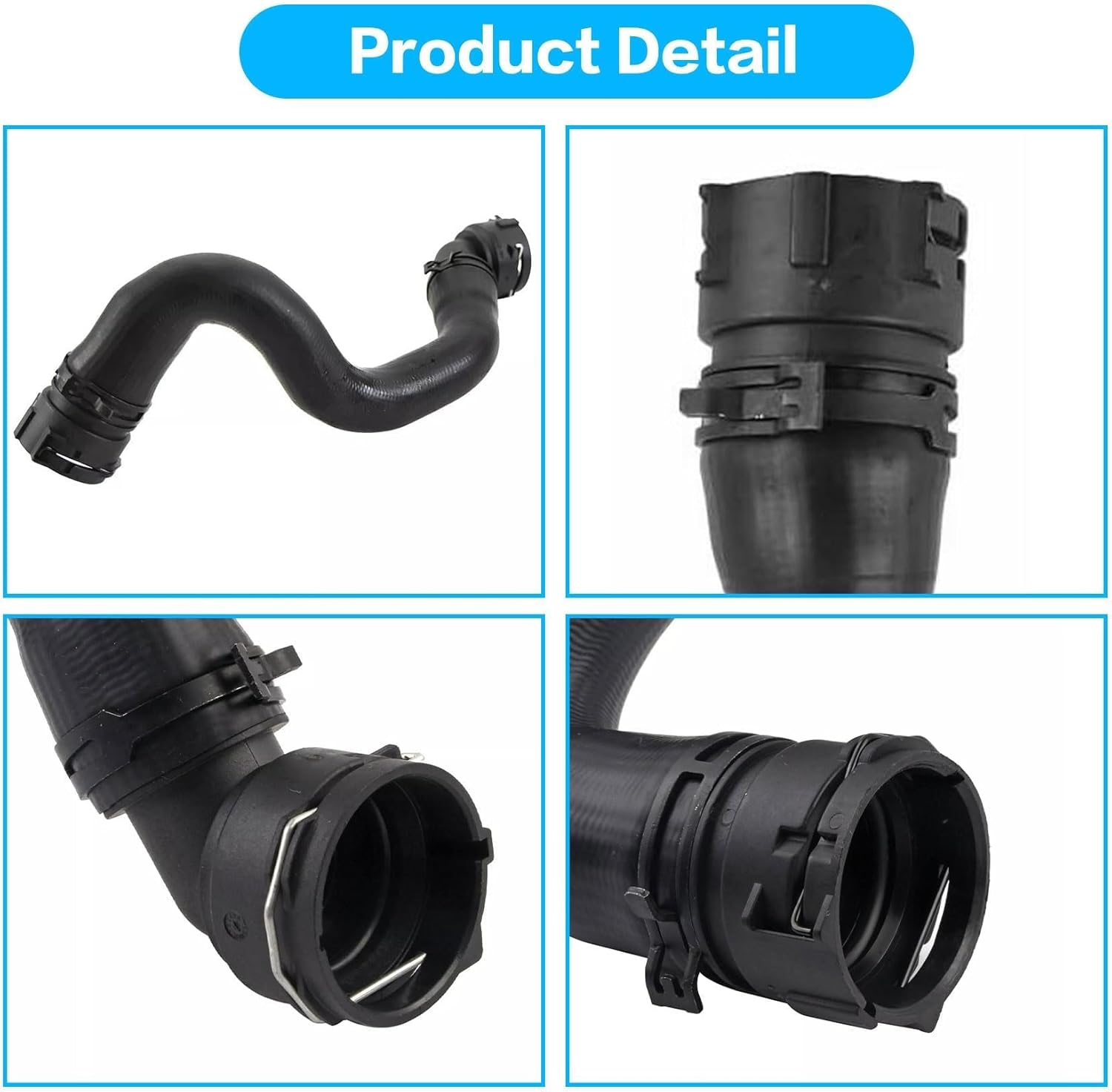FZJDSD Engine Radiator Coolant Hose & Heater Hose &Pipe 5PCS Compatible with Chevy Cruze 2011-2016 1.4L Replace 13251447 13251435 13291779 94543097 25193343