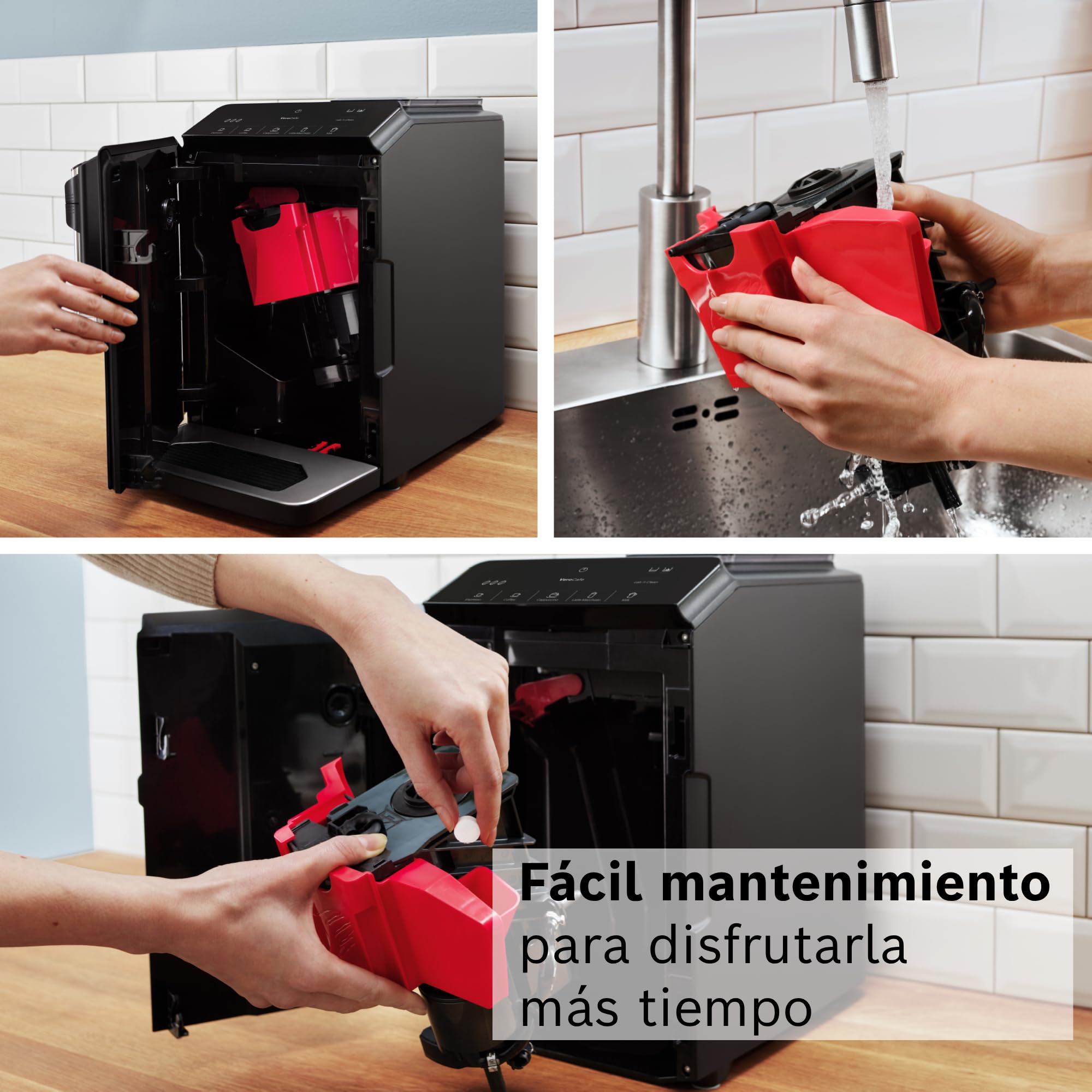 Bosch, Cafetera Superautomática, 6 Niveles Intensidad, Acero, TIE20504