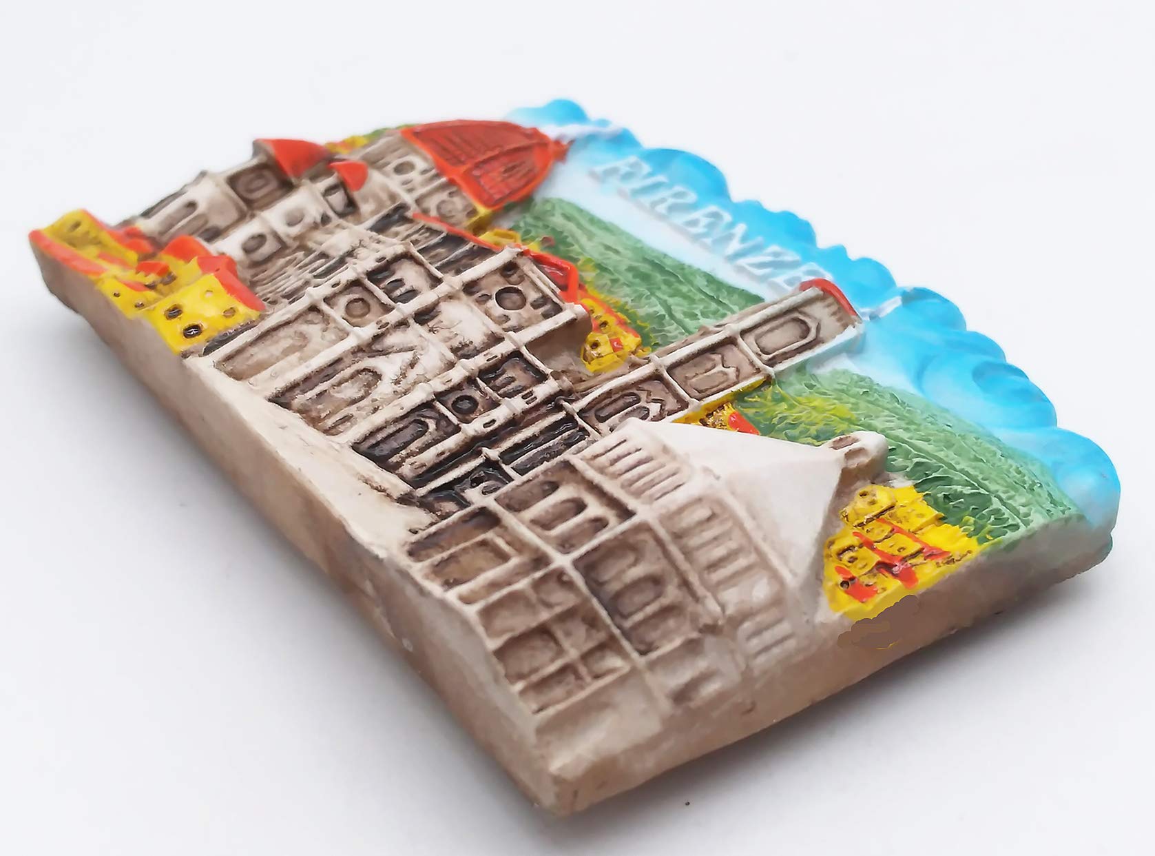 Calamita 3D Frigorifero Firenze Italia – Magnete Souvenir Artigianale In Resina Per Decorazione Casa E Cucina (7,2 X 5 Cm)