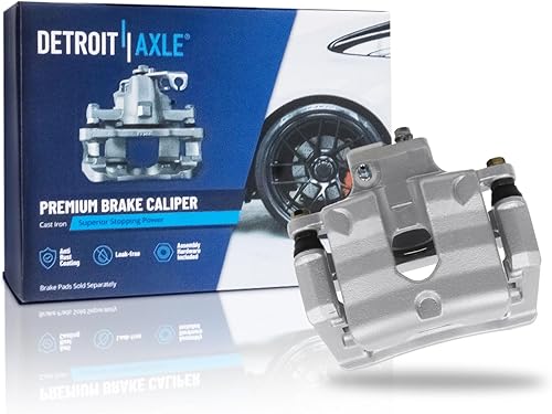 Miniatura 46 de Detroit Axle - Pinza de freno delantera derecha con soporte de repuesto para Chevrolet Equinox Captiva Sport Pontiac Torrent Saturn Vue Suzuki XL-7