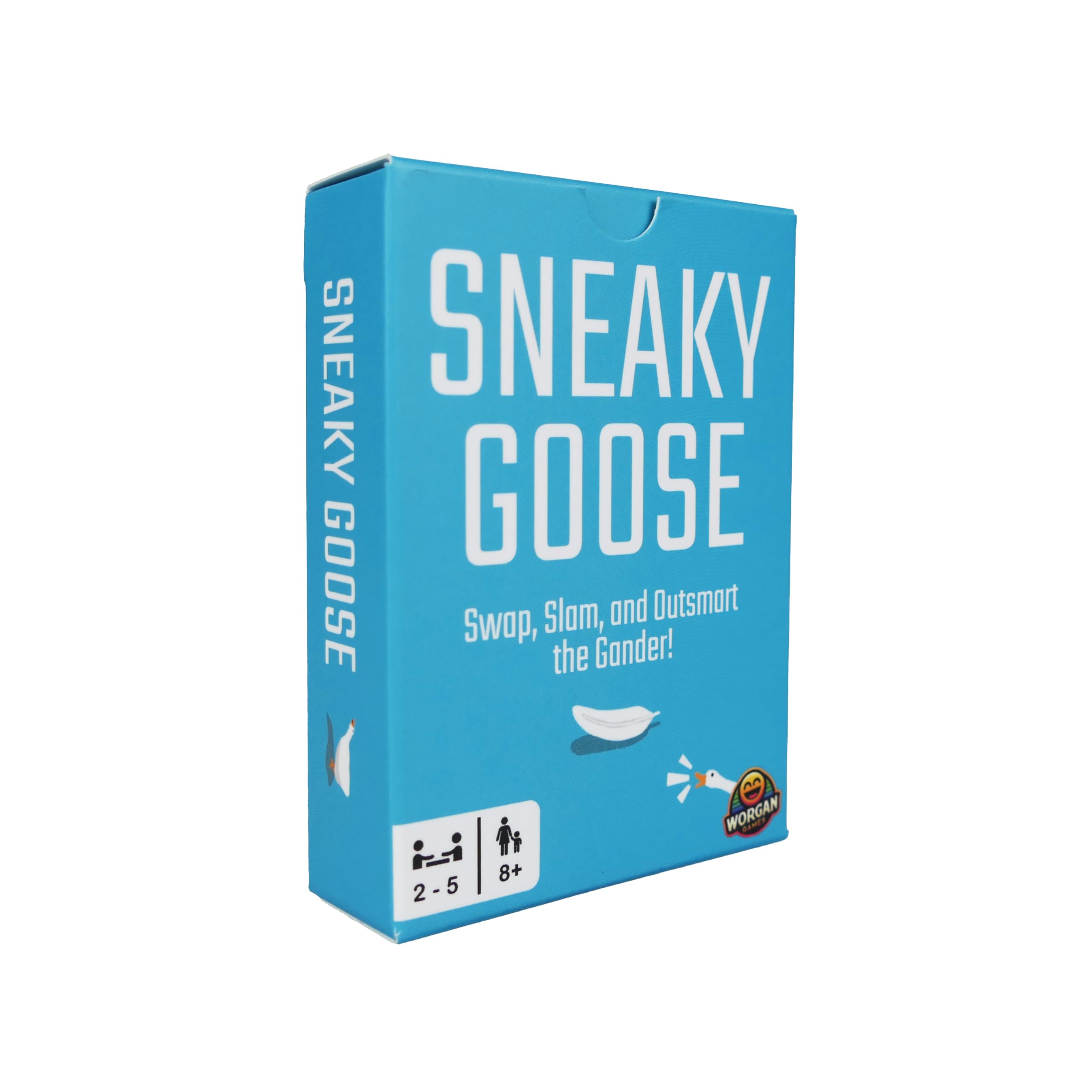 Sneaky Goose - Family Fun Strategy Card Game for Kids, Teens & Adults | Quick Thinking & Memory Game | Addictive and Entertaining | 2-5 Players | Age 8+