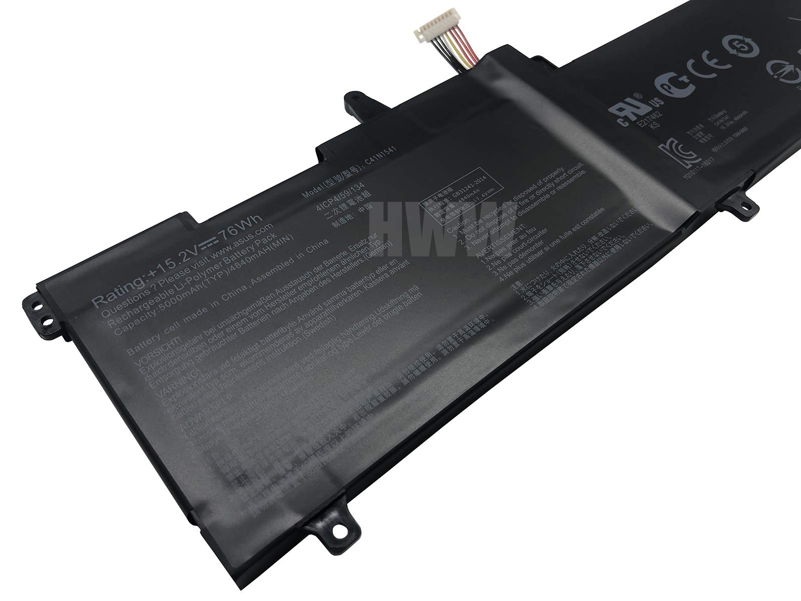HWW New 15.2V 76Wh C41N1541 Battery Compatible with Asus ROG Strix GL702V GL702VT GL702VM Series