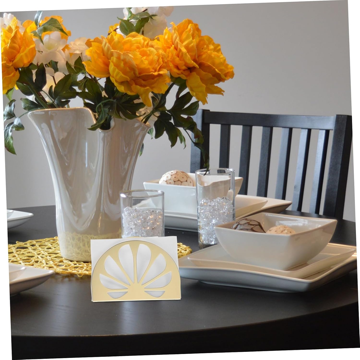 Retro Iron Napkin Holder Dispenser Stand for Kitchen Table