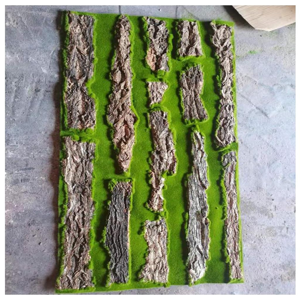 Feuilles décoratives en écorce Artificielle pour projets d'aménagement paysager DIY Écorce d'arbre Artificielle réaliste pour l'artisanat, la Fabrication de modèles et Les Faux Arbres(0.4X1m)