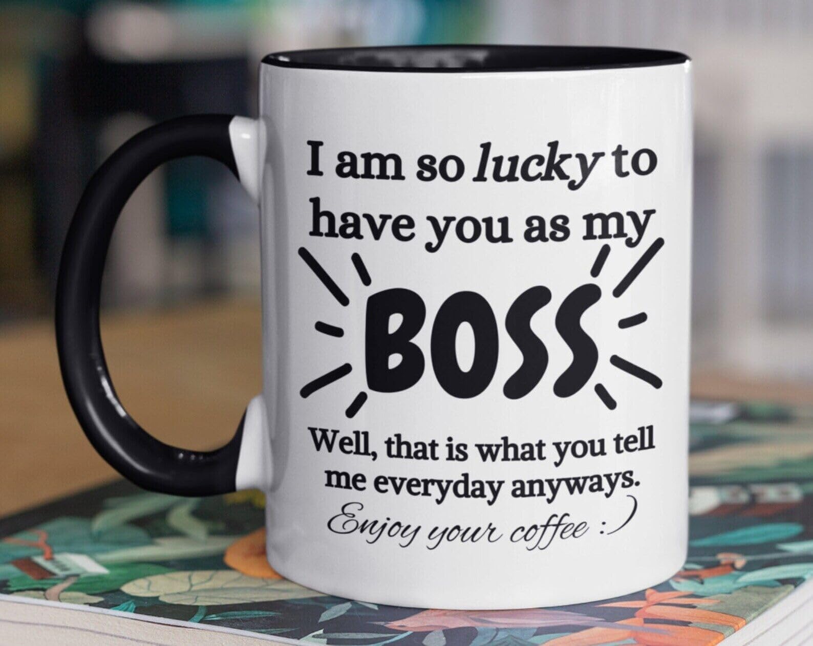 Funny Boss Mug/bosses Day Gift/boss Coffee Mug/boss Appreciation Gift/bosses Bir Printed Coffee and Tea Ceramic Mug- 320 ML Ceramic Coffee Mug 5687