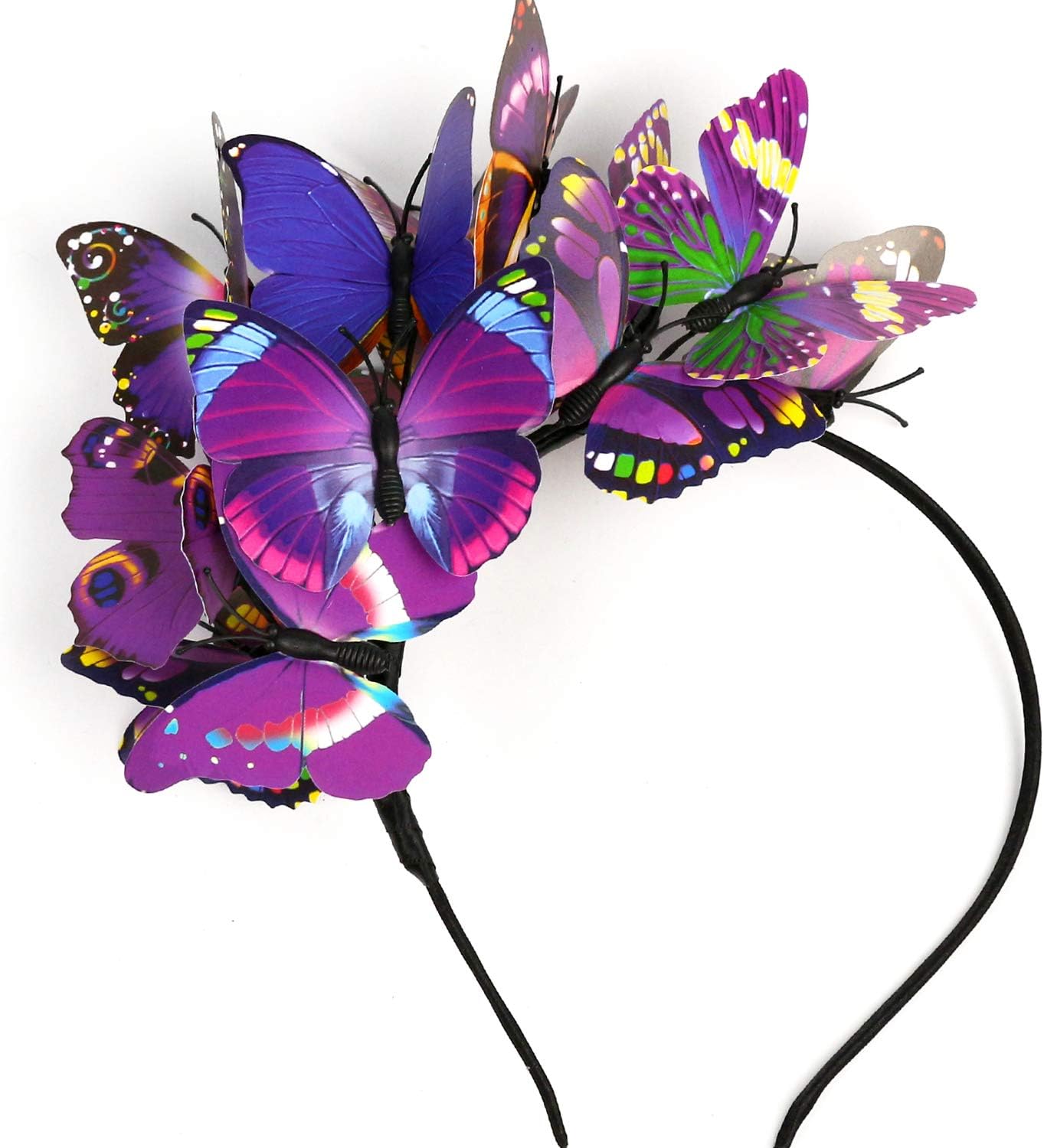 CoucolandButterfly Fascinator Hat Kentucky Derby Fascinators Boho Style Headband Butterfly Headpiece