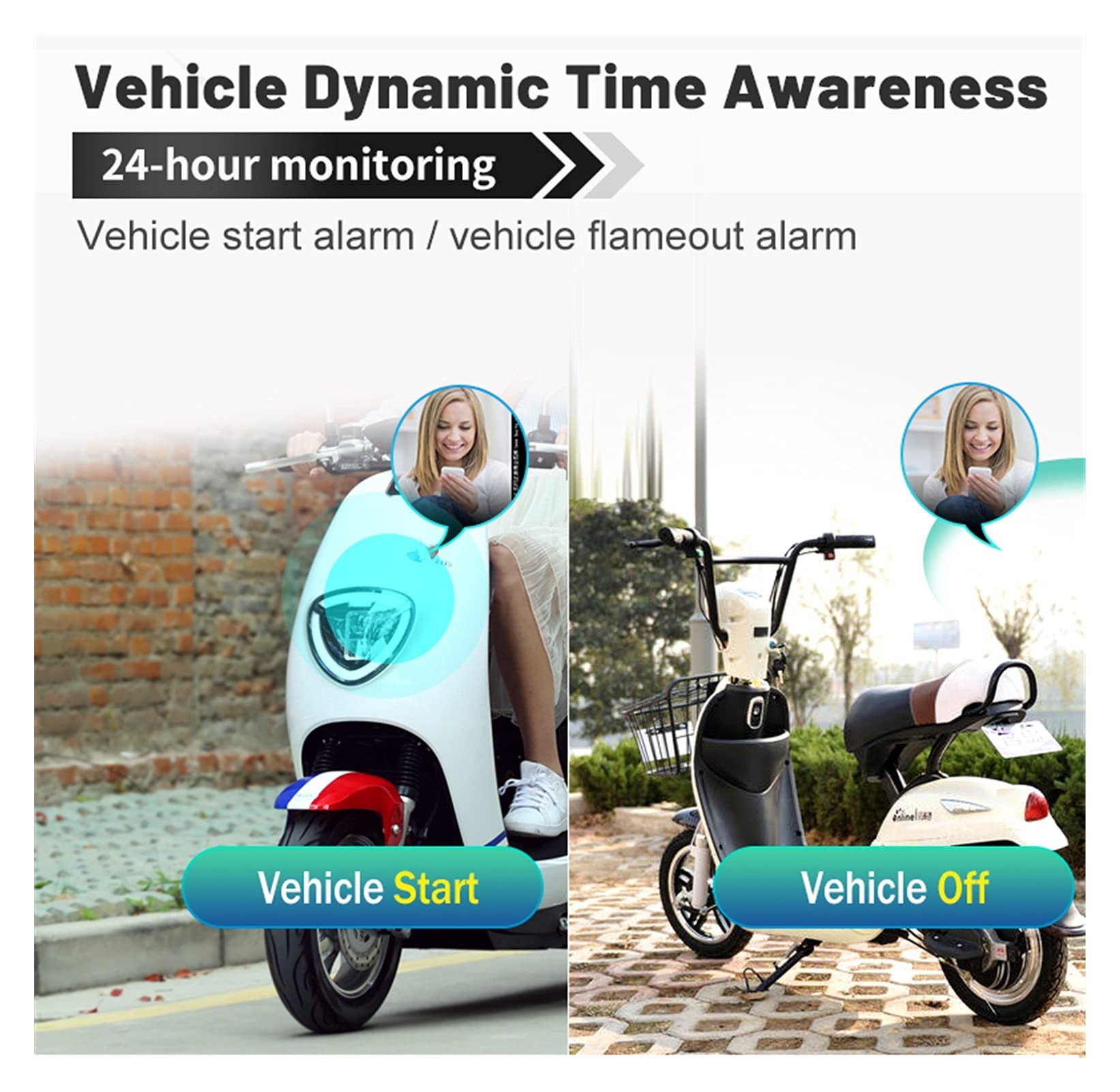 GPS Indication Motocicletta elettrica. GPS Tracker Inizia la Posizione di Arresto SMS Allarme Spegnimento remoto off off Traccia Il Dispositivo antifurto Dispositivo antifurto Gratuito App.