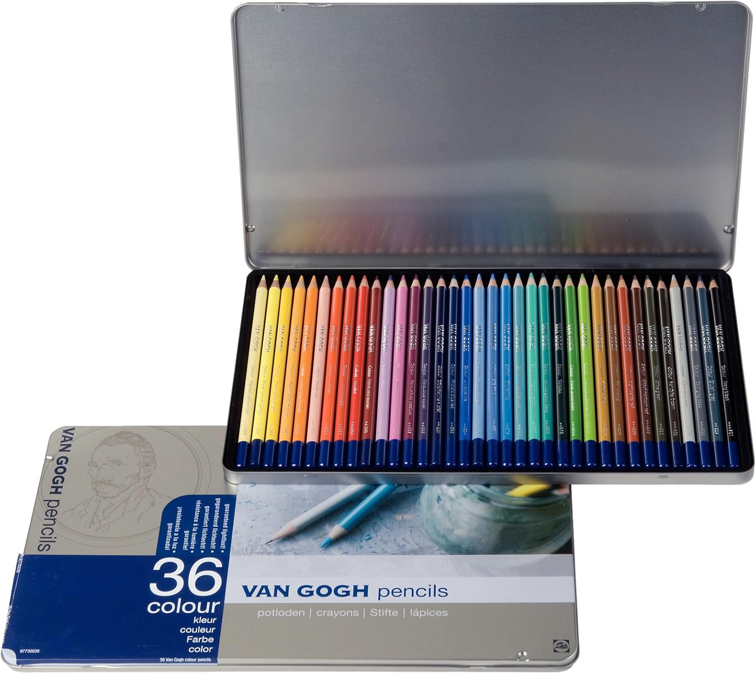 36 color set Metal Cased 157 371 Van Gogh colored pencils (japan import) by Sakura Color