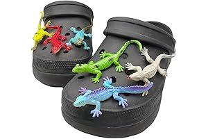 3D Crocodile Shoe Lizards Charms for Crocs Clog Slides Sandals