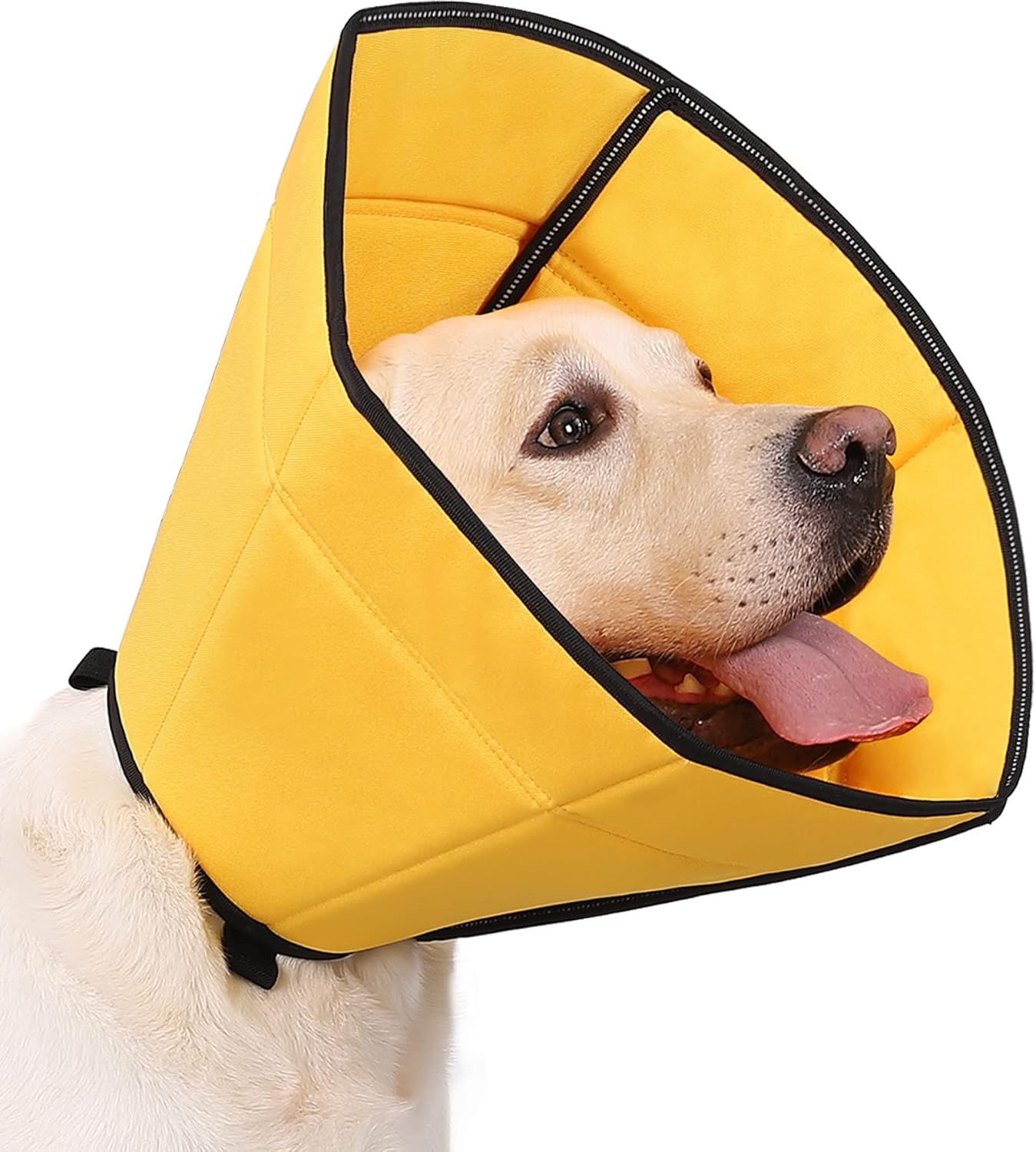 GLADOG Soft Dog Cone for Dogs After Surgery, Flexible Dog