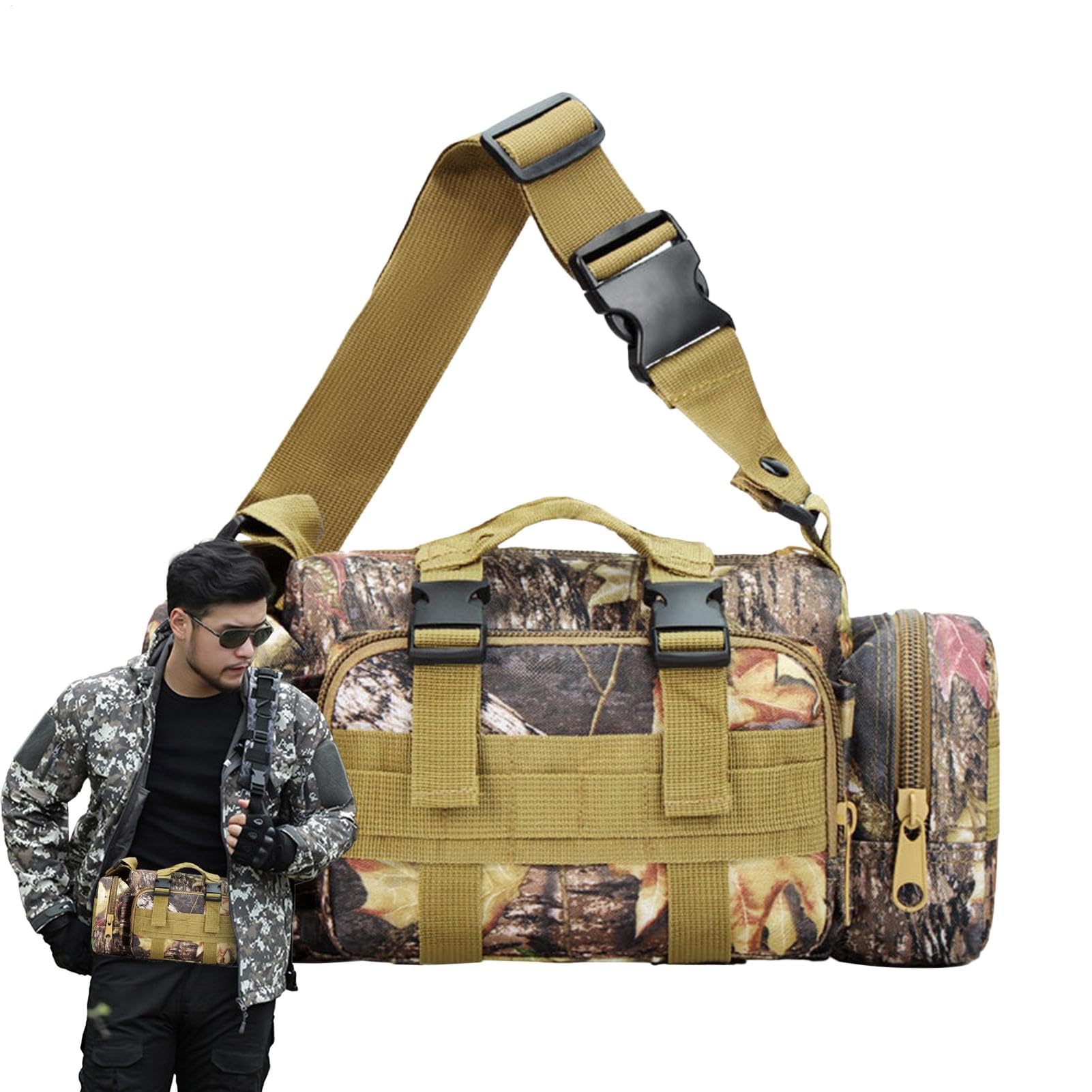 Borsa impermeabile mimetica Treestand per caccia con grande capacità e più tasche