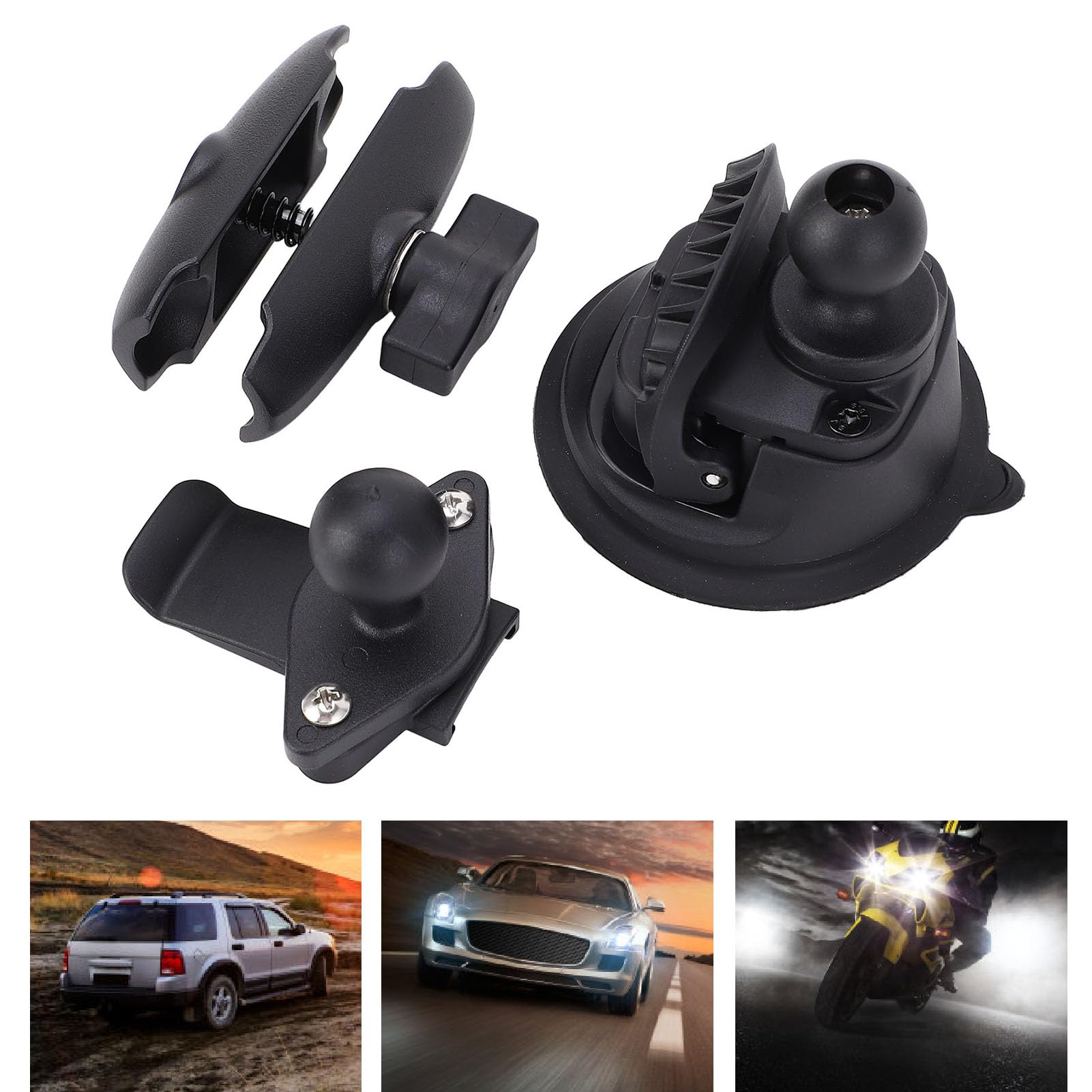 Soporte de Montaje con Ventosa para Parabrisas de Coche GPS con instalación Estable para Varios vehículos