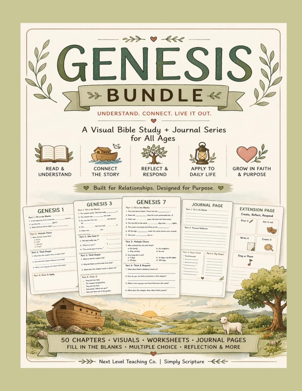 Simply Scripture: Genesis: From Creation to Covenant — Discover the God of New Beginnings