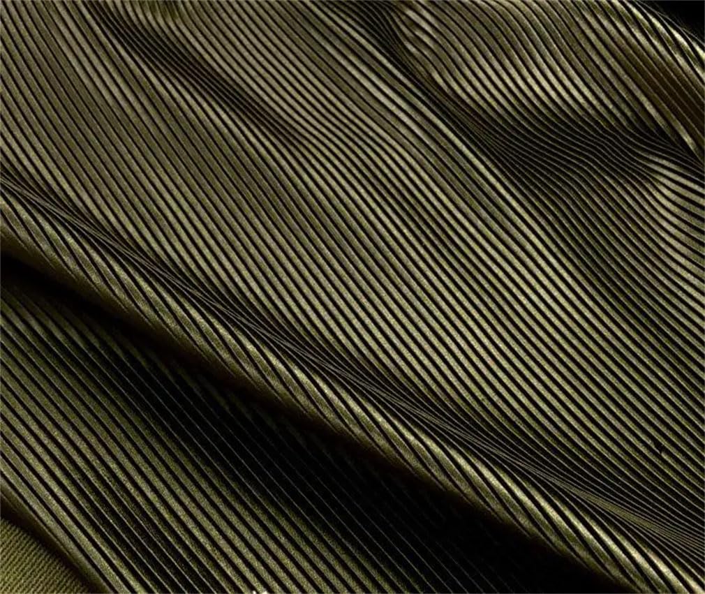 Tela Satinada Plisada De Acordeón Con Volantes, Material De Diseñador Para Costura De Vestidos, Telas De Fondo Por Metro, 3/5/10M