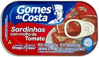 SARDINHA C/MOL. TOMATE GDC 250G