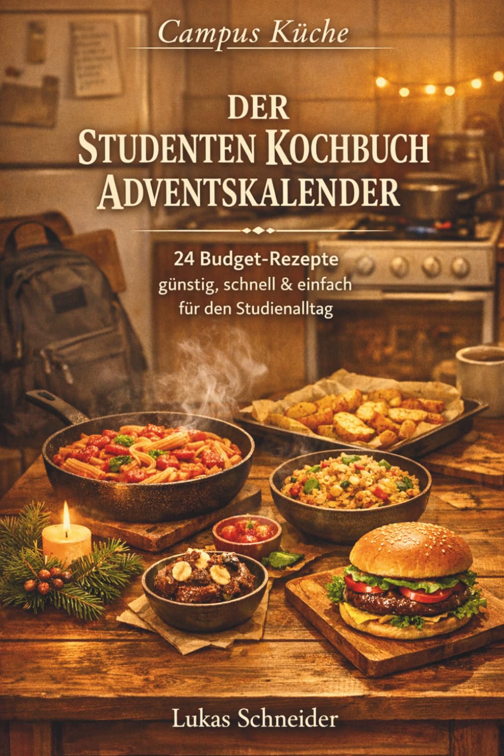 Campus Küche – Der Studenten Kochbuch Adventskalender: Das Adventskalender Kochbuch für Studenten und junge Erwachsene – einfache Rezeptideen, ... & entspannte Genussmomente für jeden Tag