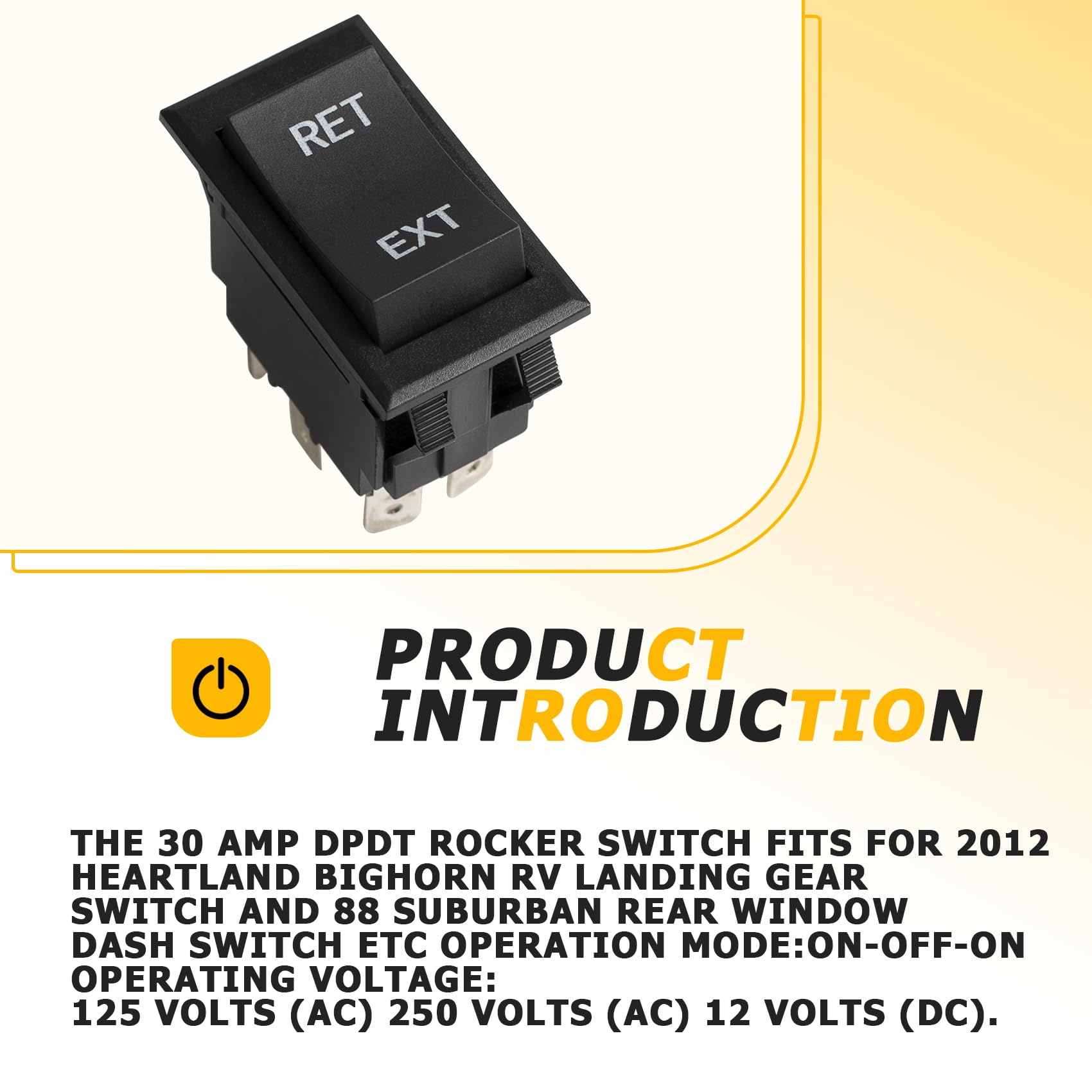 Amazon.com: 30 Amp DPDT Momentary On-Off-Momentary On Rocker