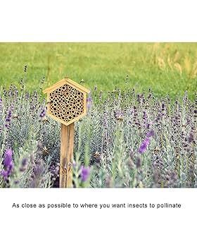Kingsyard Recycled Plastic Bee House, Carpenter Bee House