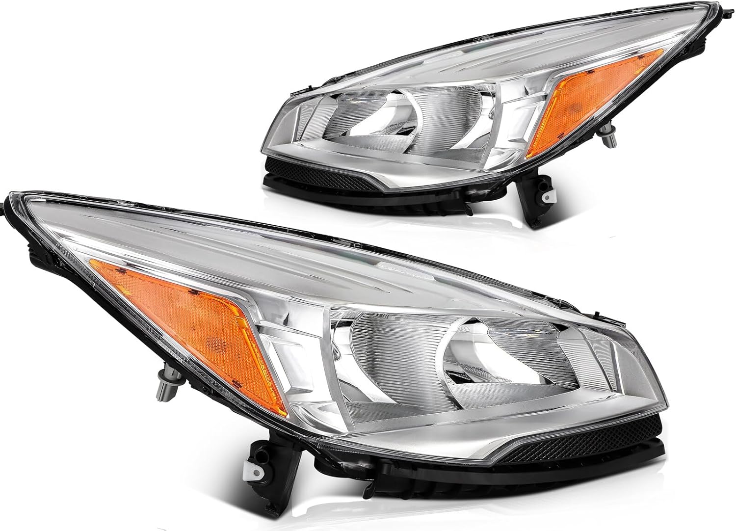 LSAILON Headlight Assembly for Ford Escape (2013–2016) Pair