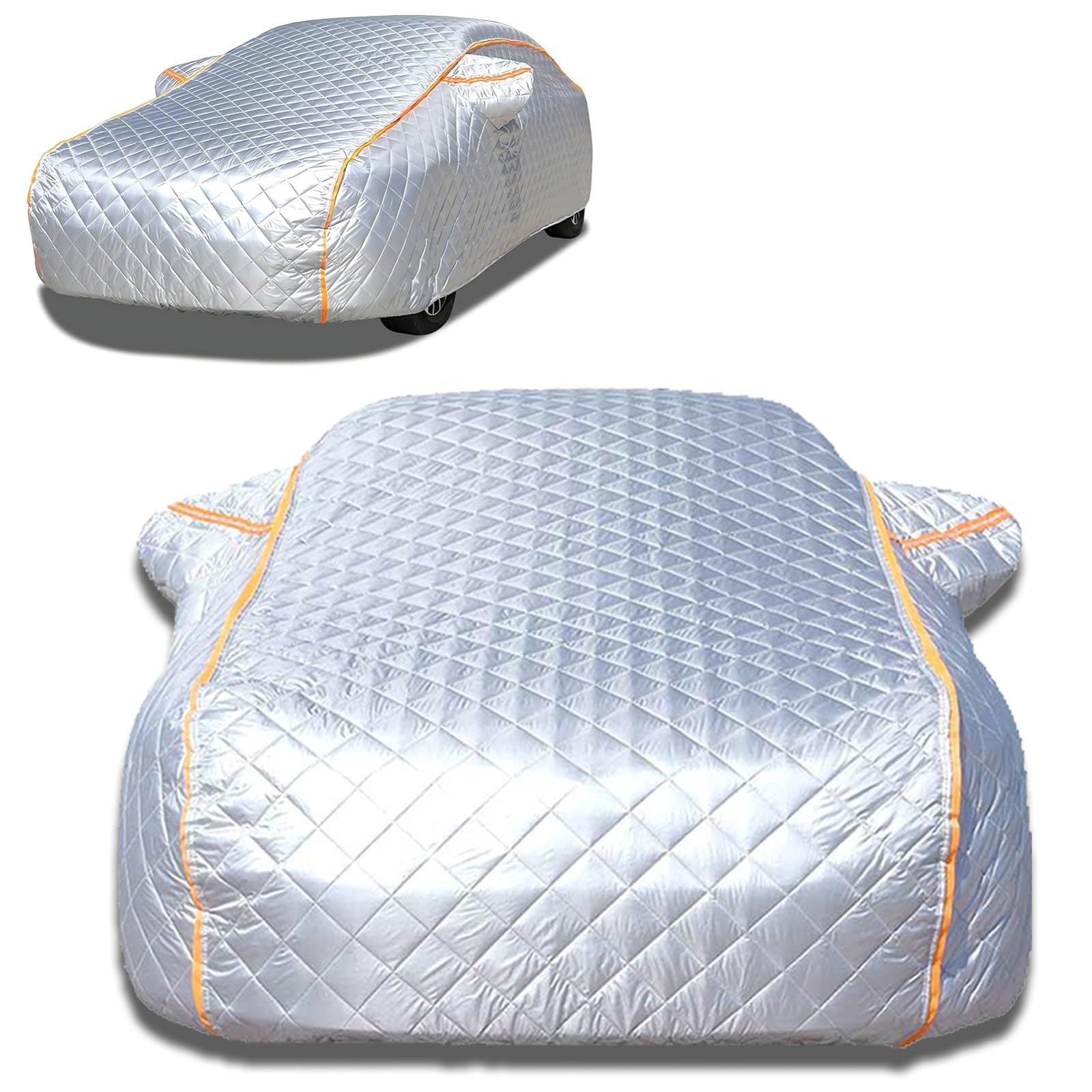 Car Cover For Hail Protection Car Custom Fit For BMW X1(2009-2024),5-Layer Thickened Cotton Zippered, Waterproof All Weather For Automobiles, Full Car Covers - Canada - View #6
