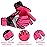 EFAH SPORTS Soccer Goalkeeper Gloves for Kids Boys Children Youth Football Goalie Gloves with Super Grip Protection Palms (Size 8 Suitable for Size M-L Adult, Pink)