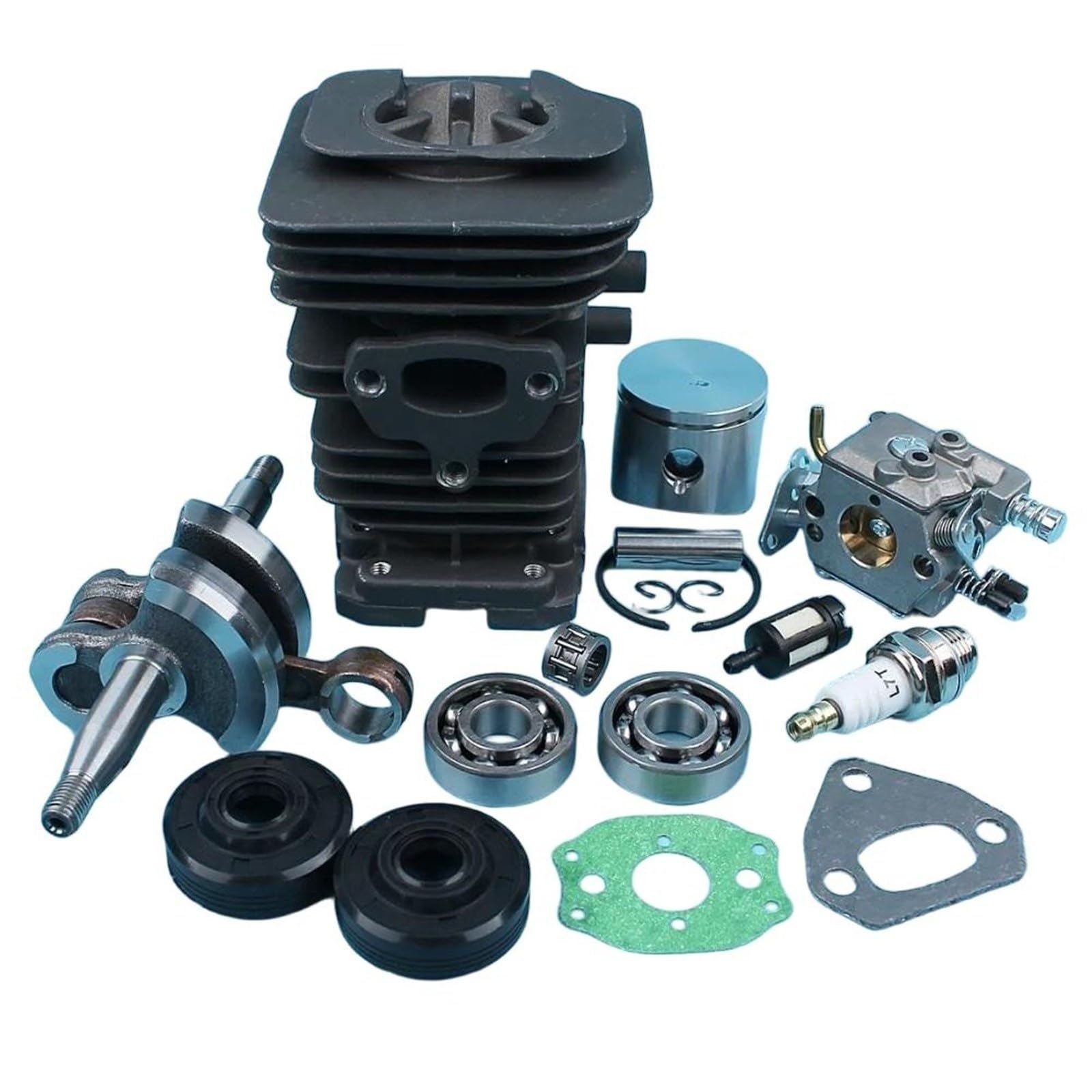 For Hu/sqvarna 136 137 141 142 piezas de motosierra 38mm Nikasil plateado