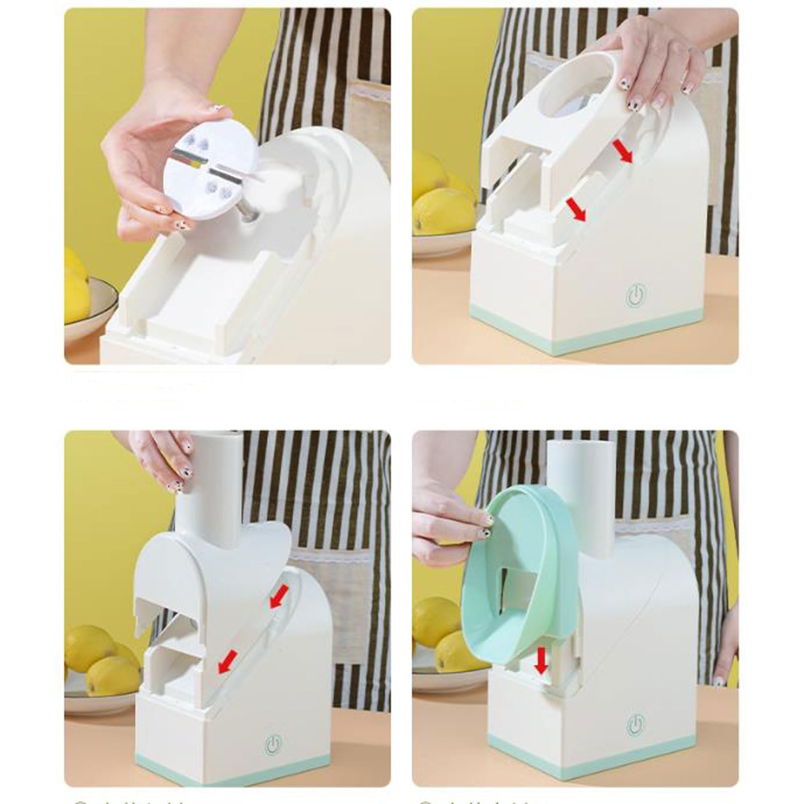 Máquina para raspar hielo Trituradora de hielo eléctrica pequeña, máquina de granizado, máquina de afeitar de hielo for cócteles, máquinas portátiles de granizado, máquina de cono de nieve, libre de B