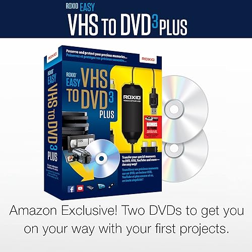 Miniatura 18 de Roxio Easy VHS to DVD for Mac VHS, Hi8, V8 Video to DVD or Digital Converter [Mac Disc]