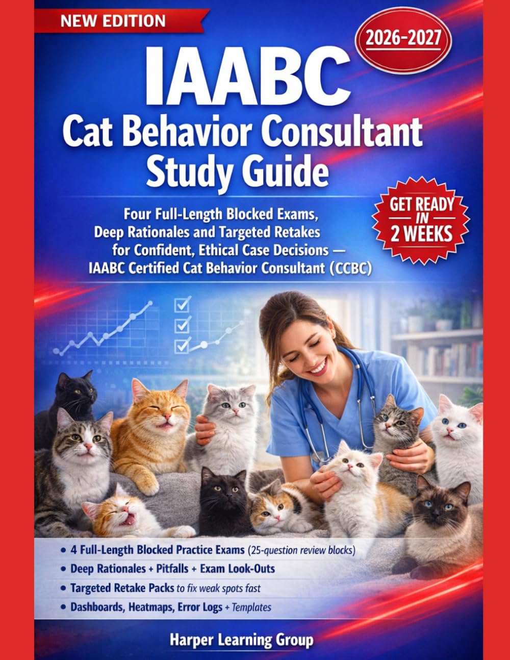IAABC CAT BEHAVIOR CONSULTANT STUDY GUIDE: Four Full-Length Blocked Exams, Deep Rationales and Targeted Retakes for Confident, Ethical Case Decisions — IAABC Certified Cat Behavior Consultant (CCBC)