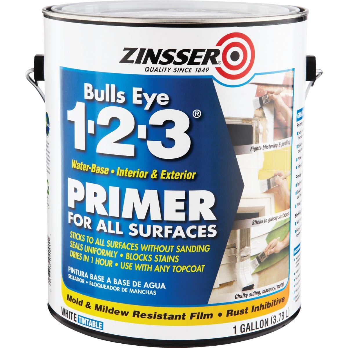 Zinsser - Bulls Eye 1-2-3® Water-Base Primer - 1 GALLON