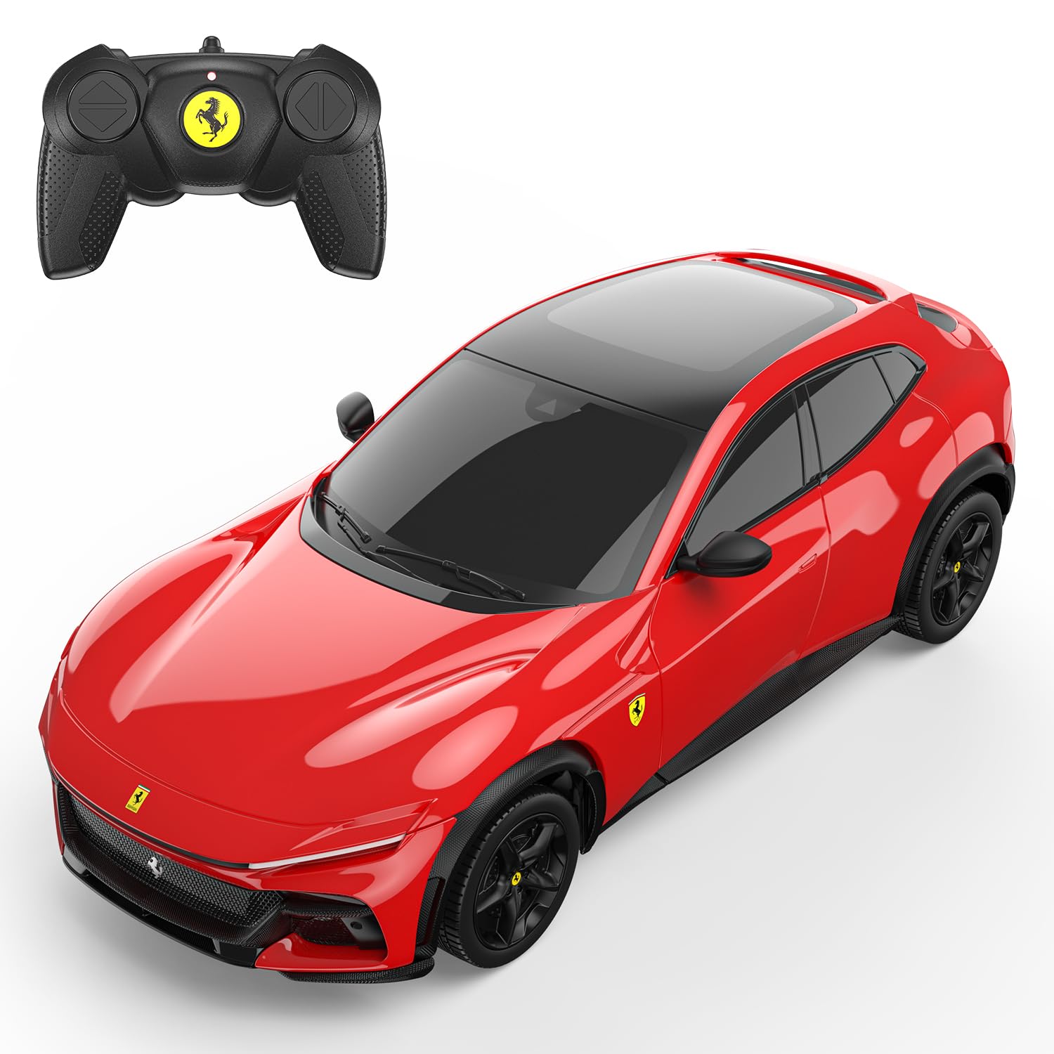 RASTAR Ferrari Remote Control Car 1/24 RC Ferrari Purosangue Toy Car for Kids Adults RC Sports Car โ Red FUV