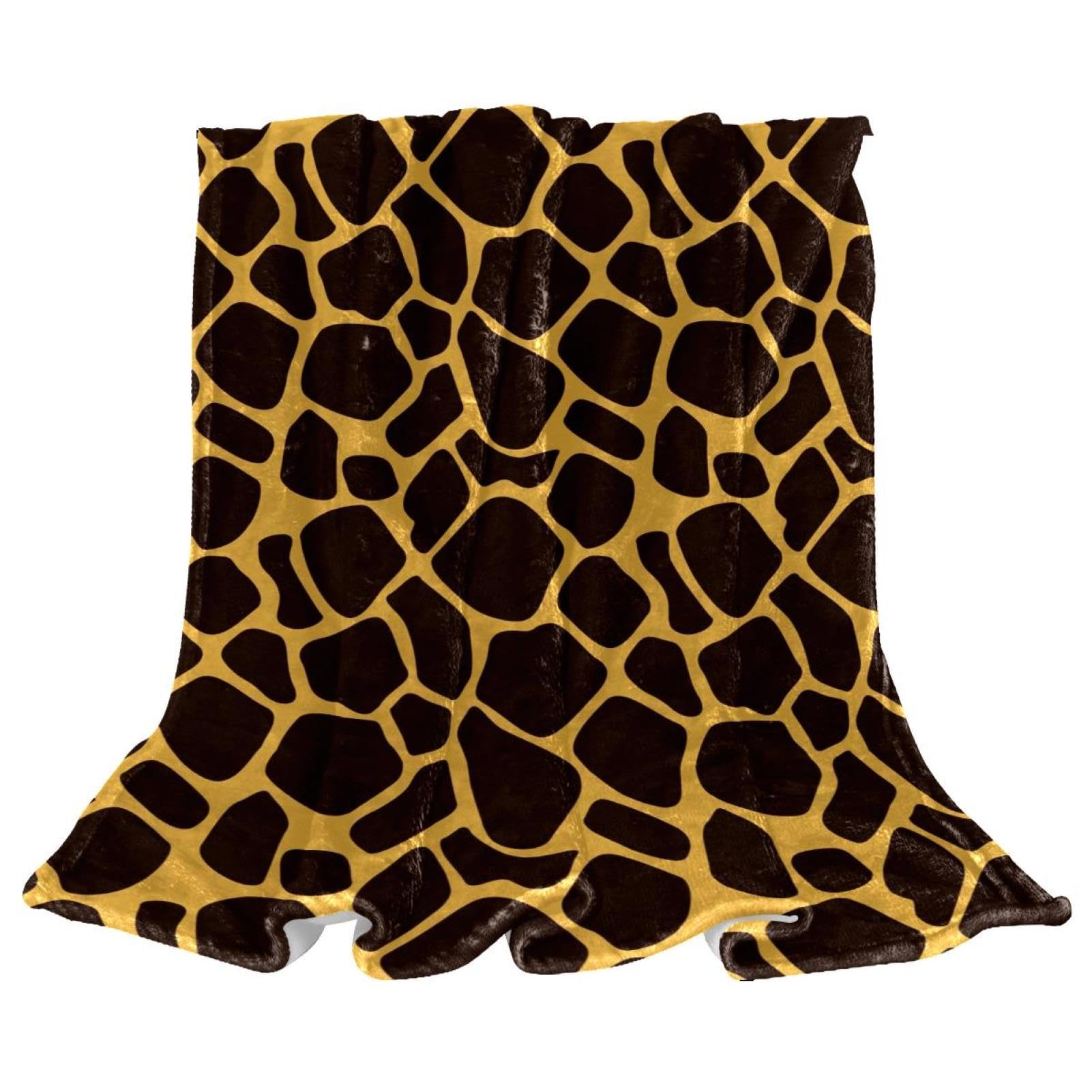 Couverture Polaire Girafe Plaid Chaud Doux Lit Canapé Chaise 150x200