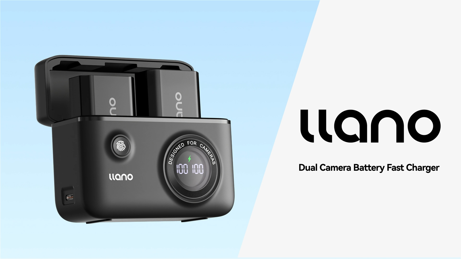 Fujifilm NP-w126S バッテリーllano チャージャ　X100Ⅵ llano NP-W126 NP-W126S 18W Fast Dual Camera Battery Charger