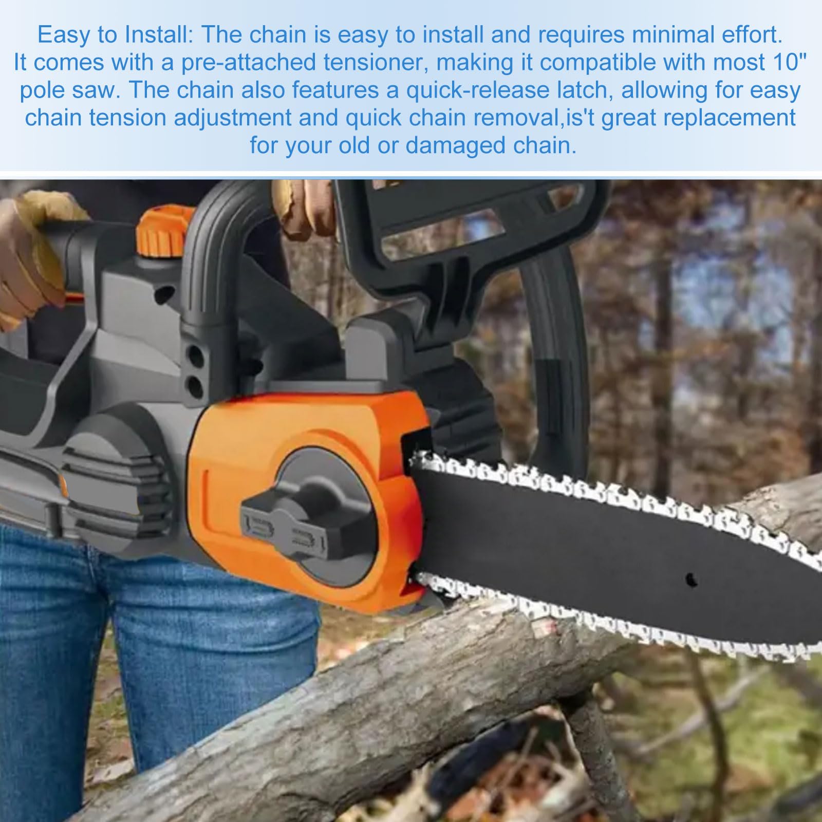 Amazon.com: AAAQQ 10 Inch Pole Saw Chain for EGO PSA1000 PSA1020