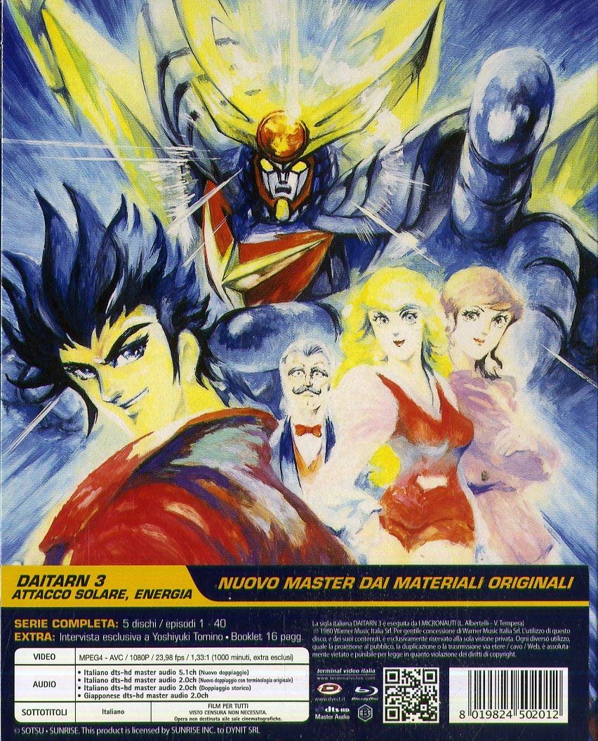 L'Imbattibile Daitarn 3 Eps.01-40 ( Box 5 Br)